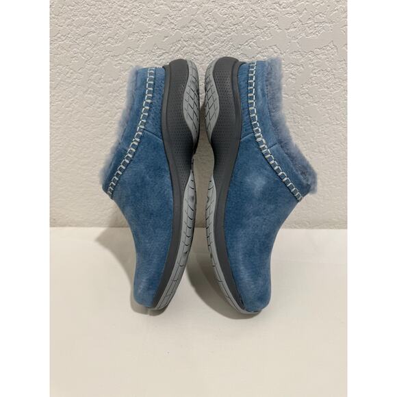 NOT AVAILABLE NIB Merrell Encore Ice 5 Clogs Suede Stonewash Blue Slip On Clogs - Picture 9 of 11